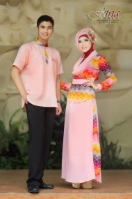 Desain Baju Muslim Couple Terbaru