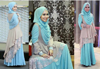 Baju muslim brokat terbaru