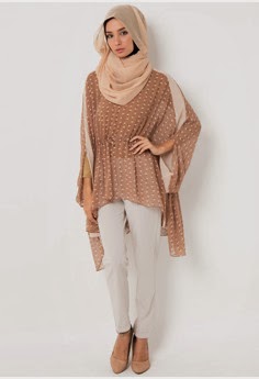 Baju muslim Kaftan pakistan