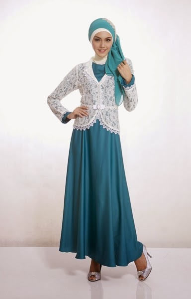 Baju Muslim Blazer Brokat Terbaru 2015
