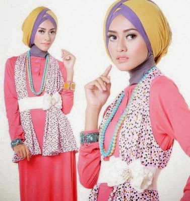 Contoh Desain Busana Muslim Anak Remaja 2015