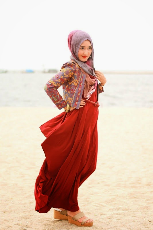 Mini Dress Muslim Kerja Ala Dian Pelangi