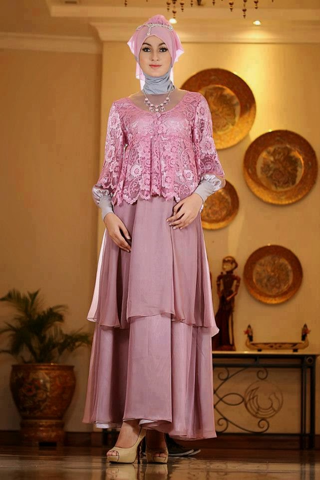 Model Baju Muslim Brokat Modern