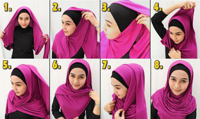 Tutorial memakai Jilbab
