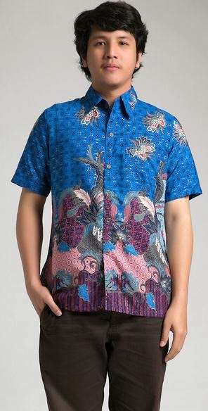 Baju Batik Muslim Laki-Laki Modern