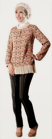 Contoh Model Baju Batik Muslim untuk Remaja Terbaru 2015