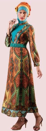 Model Baju Batik Muslim Remaja Modis
