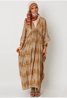 Contoh Dress Muslim Kaftan Muslimah