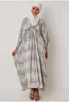 Baju Muslim Kaftan Gamis Modern