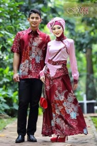 Contoh Baju Muslim Couple Trendy