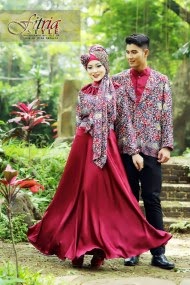 Model baru baju muslim couple