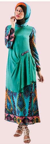 Foto Baju Batik Busana Muslim Untuk Perempuan Remaja